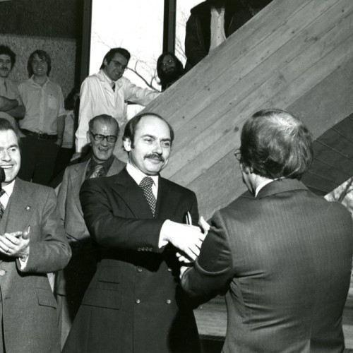Opening of the Basic Medical Sciences Building, 1977
