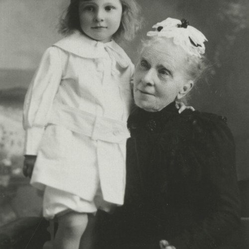As a Child with his Grandmother